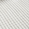Hastings Home 24"x59" Memory Foam Extra Long Bath Mat by Hastings Home - Woven Jacquard Fleece - White 486129ZHD